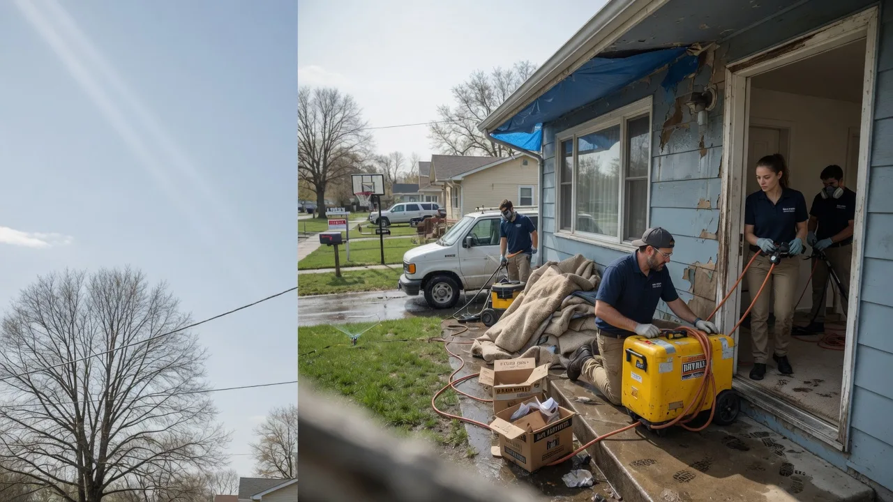 Basement Flood Cleanup in Palco, KS near me
